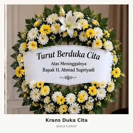 Krans Bunga Duka Pondok Aren